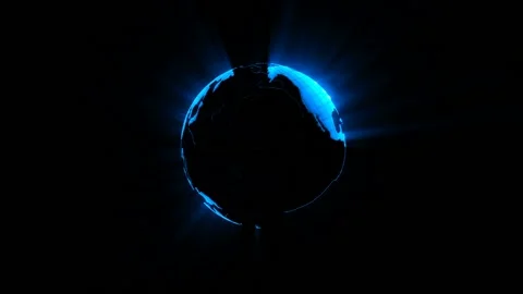 Globe transparent Stock Footage 88278389