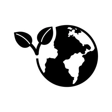 Globe tree vector logo. Stock Illustration