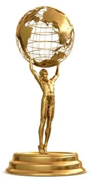 Globe trophy Foto stock