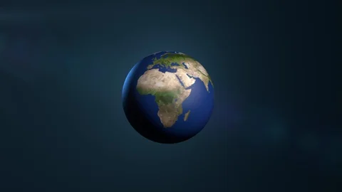 The globe turns into a bacterium of the virus COVID-19 Stock Footage 126384359