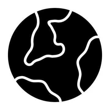 Globe Vector Icon Design Illustration Illustrazione stock