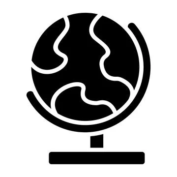 Globe Vector Icon Design Illustration Stock Illustration