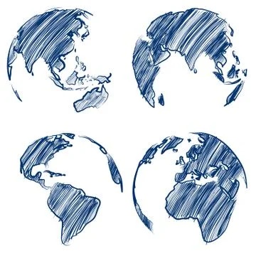 Globe vector Stock Illustration