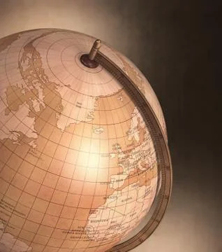 Globe Vintage Stock Illustration