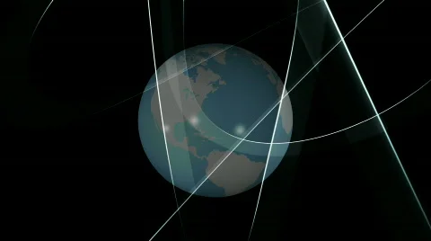 GLOBE WHITE 1 Stock Footage 461459