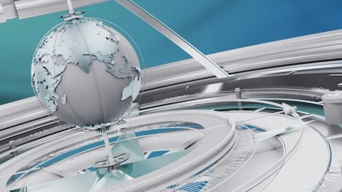 Globe White 4K 1 Stock Footage 266148289