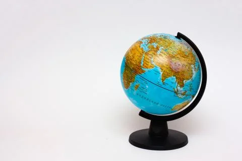 Globe on a white background. Foto stock