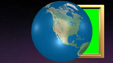 Globe Wipe Stock Footage 66899601