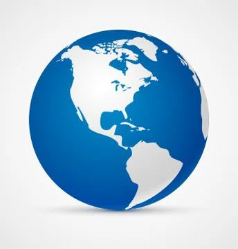 Globe of the world icon Stock Illustration