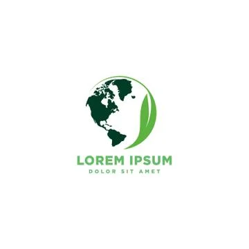 Globe world map splatter logo template vector illustration 스톡 일러스트