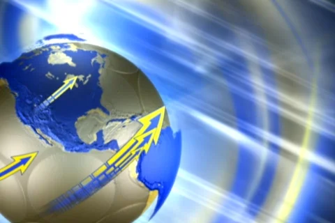 Globe02 BG Stock Footage 343626