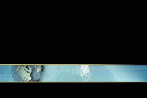 Globe03 Lowerthird Video stock 343632