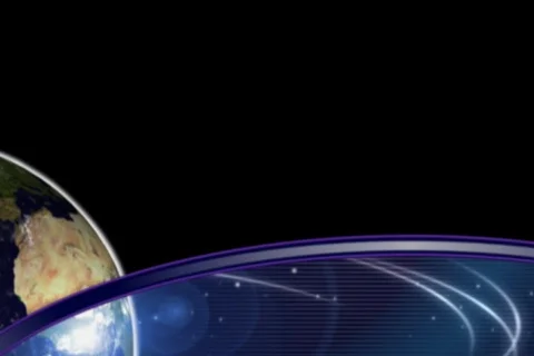 Globe07 Lowerthird Stock Footage