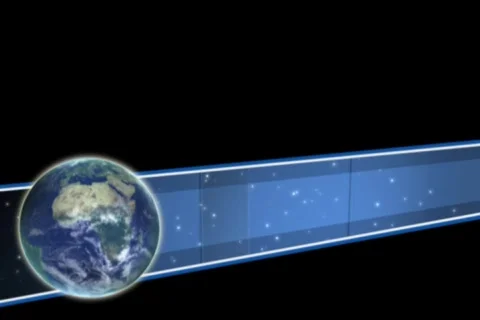 Globe15 Lowerthird Stock Footage 343705