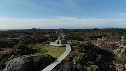 Globen in Austevoll, Norway Stock Footage 203913180