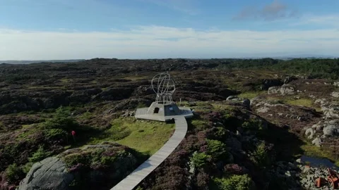 Globen in Austevoll, Norway Stock Footage 203913198