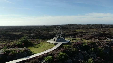 Globen in Austevoll, Norway Stock Footage 203913228
