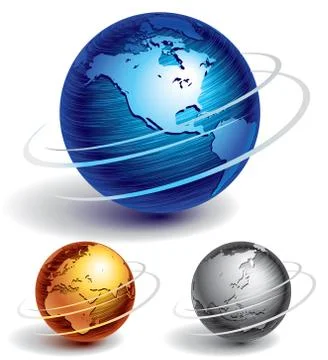 Globes 스톡 일러스트