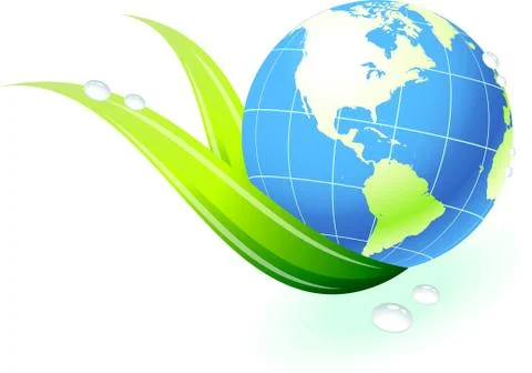 Globes with lead Stock Illustration