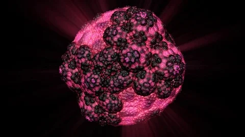 Globular Looping Animation Stock Footage 73282678