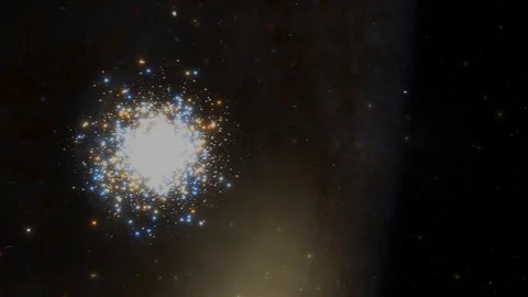 Globular Star Cluster M10 Flyby Stock-Footage 84953918
