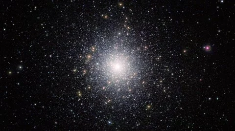 GlobularCluster Zoom Stock Footage 49309153