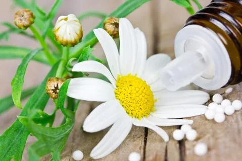 Globuli and flower Foto stock