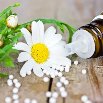 Globuli and flower Foto stock