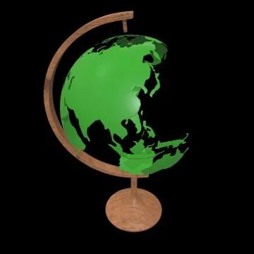 Globus concept 3d イラスト素材