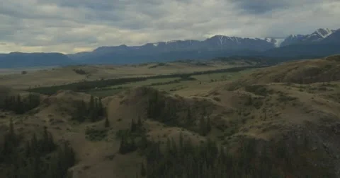 Gloomy clouds in a beautiful summer day. Stock Footage 61000228