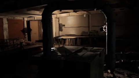 Gloomy dark basement Stock Footage 71367074