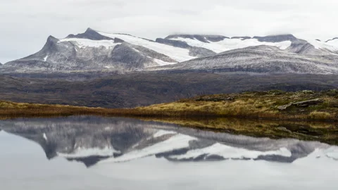 Gloomy day in a mountain environment Stock Footage 250461399