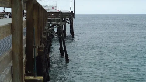 Gloomy Day at the Pier 库存影片 108010963