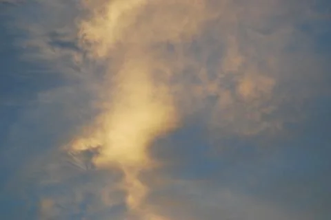 The gloomy evening sky Foto stock