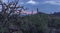 gloomy monsoon sunset clouds time lapse over valley tight shot 4k or 4k+ Resolution