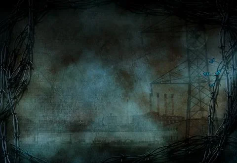 Gloomy progress Stock Illustration