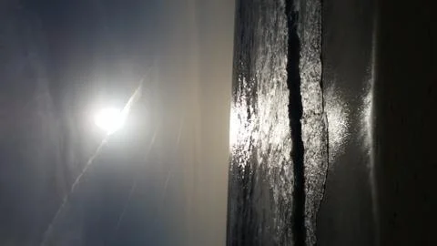 Gloomy Sunset Stock Photos