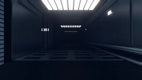 Gloomy Underground Prison Stock Footage 253883096