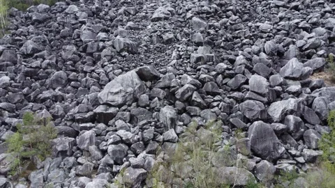 Gloppedalsura boulder field Video stock 335198357
