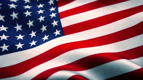 Glorious American Flag 4K Loop | Stock Video | Pond5