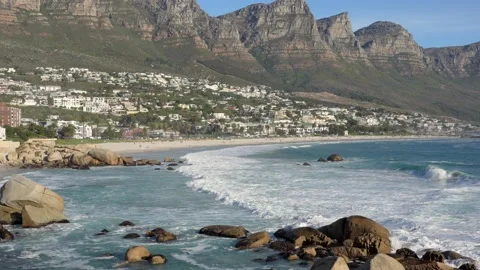 Glorious Camps Bay View Stock Footage 211642845