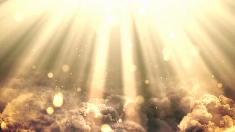 Glorious Divine Rays Of Heaven Video stock 97404602