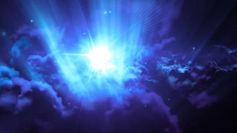 Glorious Heavenly Light Stock Footage 317840486