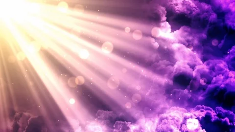 Glorious Heavenly Rays Video stock 97404218