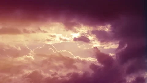 Glorious Sky with amazing sunlight and colorful clouds time-lapse Stock Footage 169327132