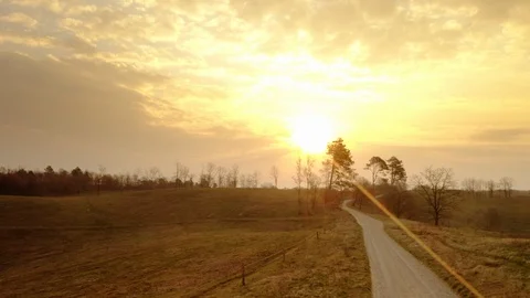 The glorious sunset Video stock 107337549