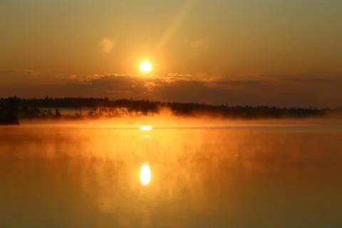 Glorious sunset Stock Photos