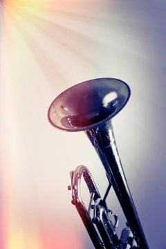Glorious Trumpet Stock Illustration