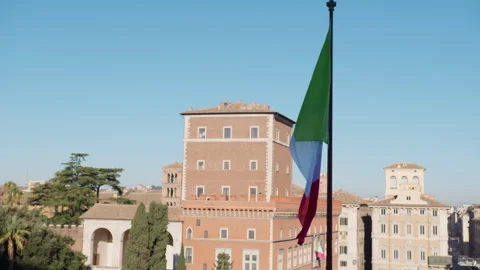 The Glory of Italy over Rome Stock Footage 268793464