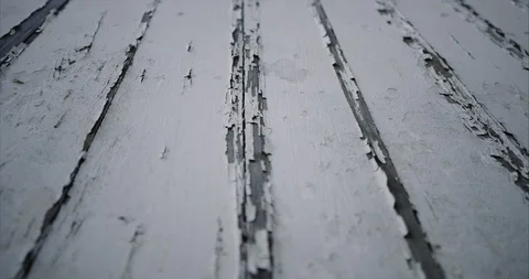 Glory shot of tilted peeling barn wall Stock Footage 98356218